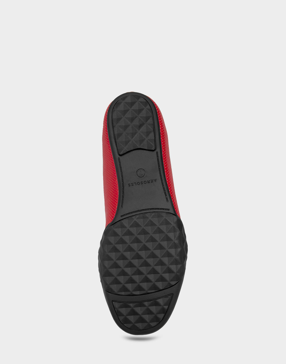 Comfortable Women's Onyx Sneakerina Flat In Red Faux Leather, sole